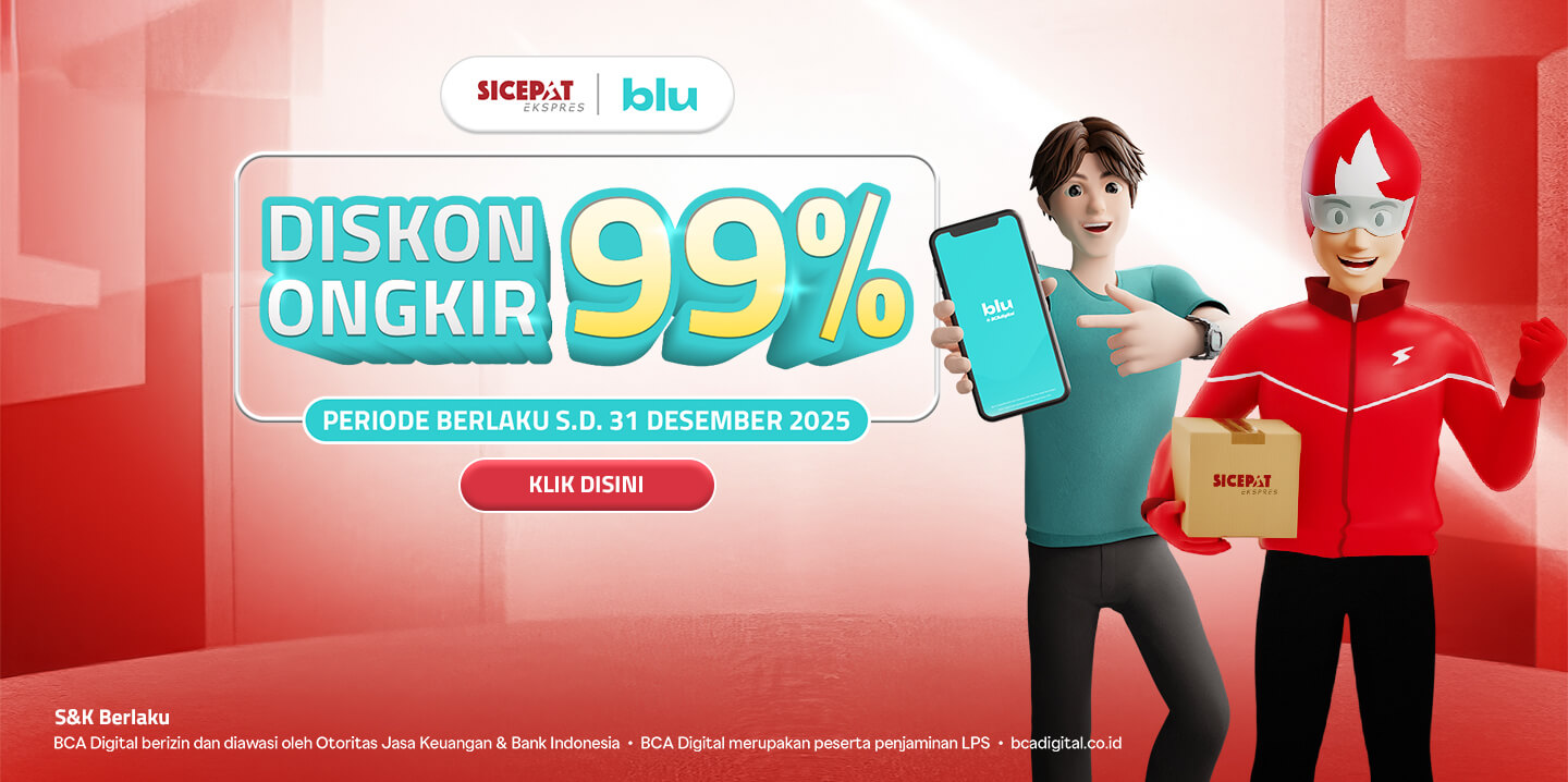 SiCepat X BLU Banner